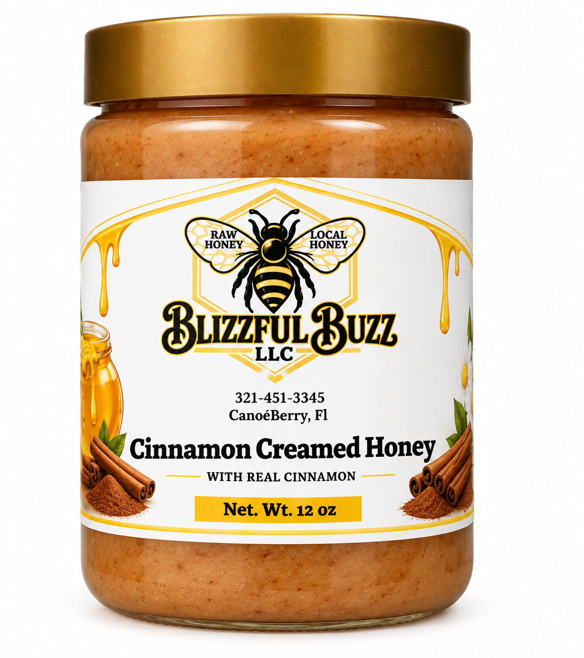 Cinnamon Creamed Honey
