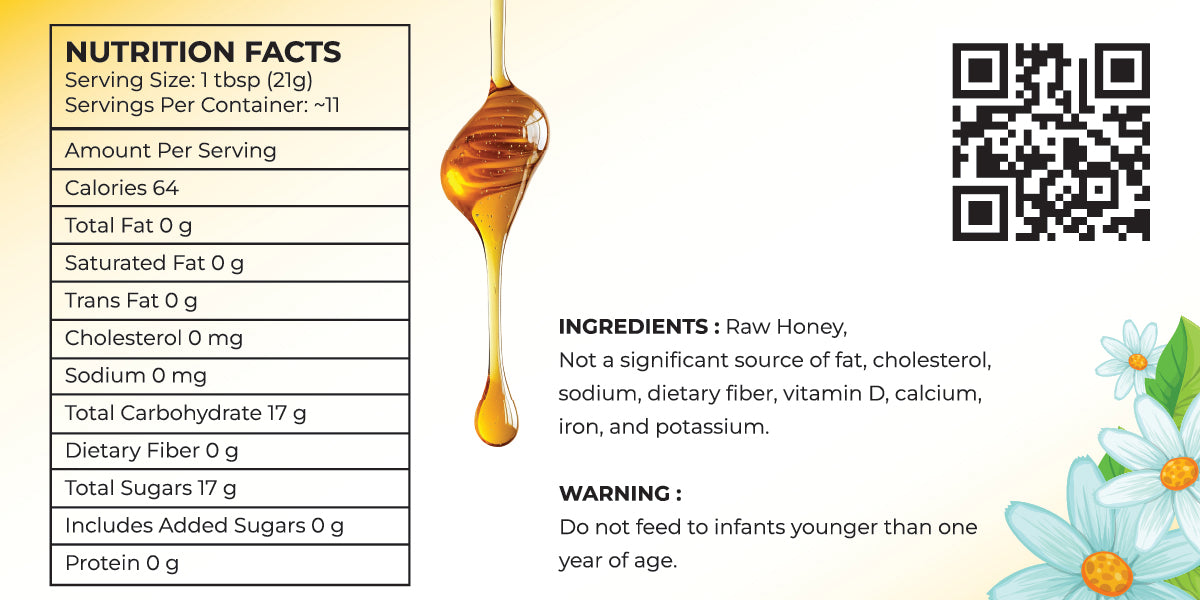 Blizzful Buzz Vanilla Infused Honey