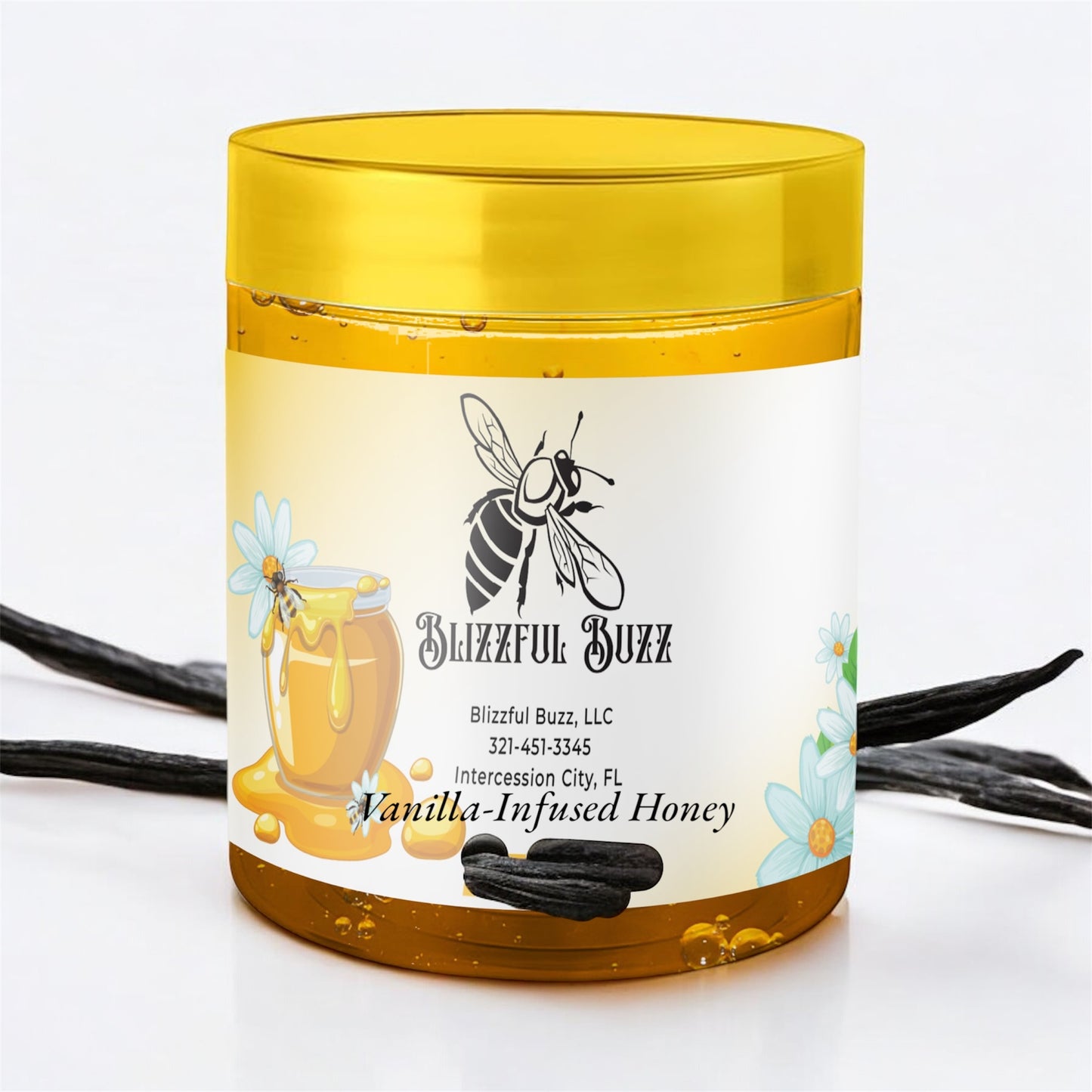 Blizzful Buzz Vanilla Infused Honey