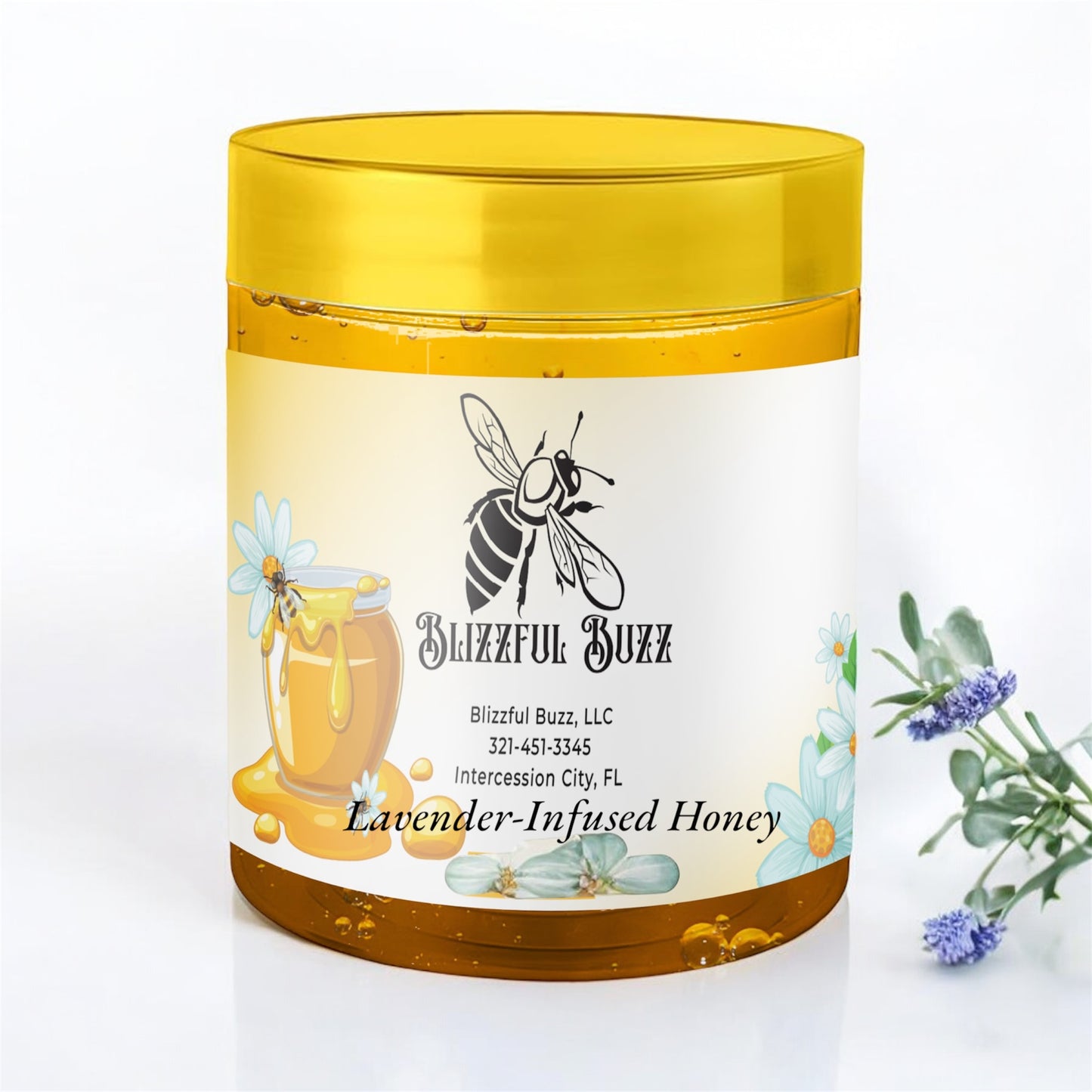 Blizzful Buzz Lavender-Infused Honey