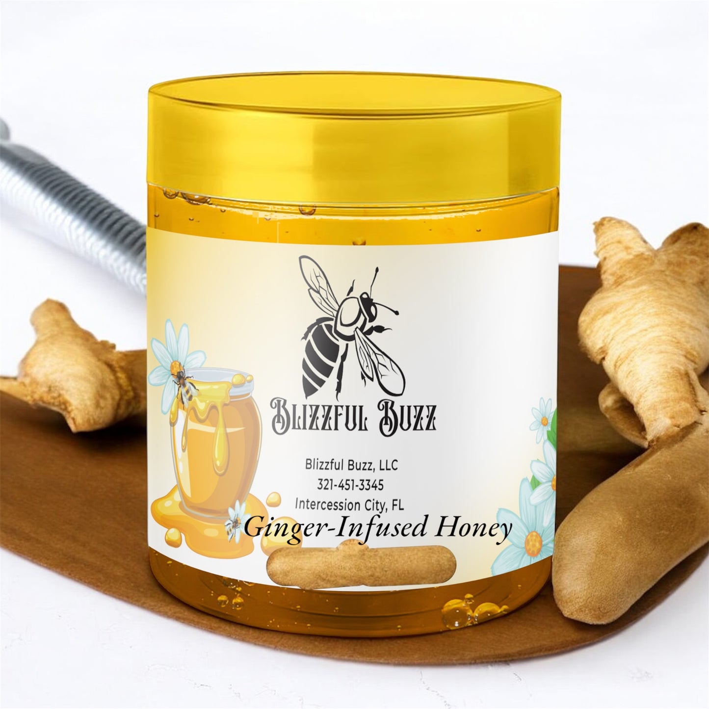 Blizzful Buzz Garlic Infused Honey