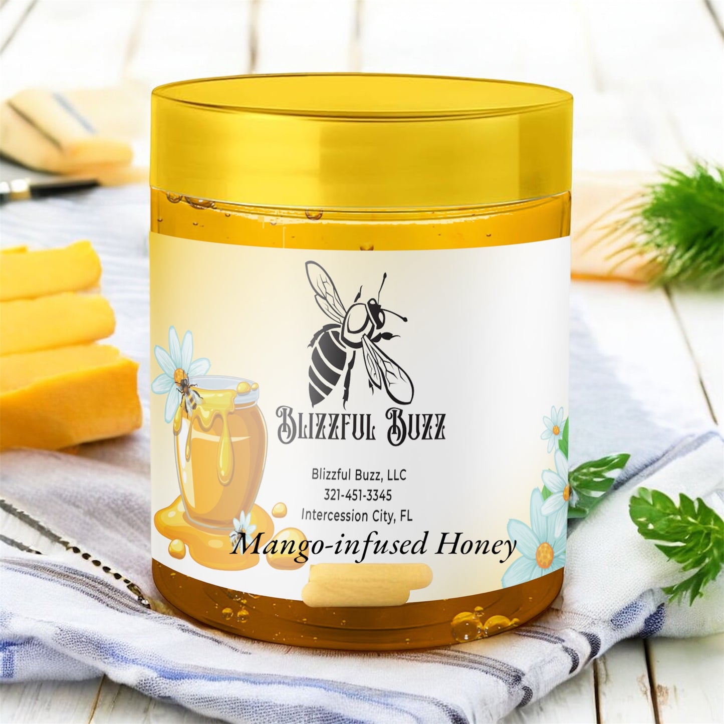Blizzful Buzz Mango-Infused Honey