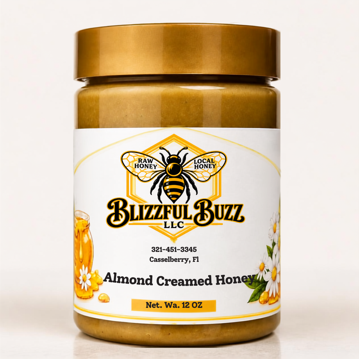 Almond Creamed Honey