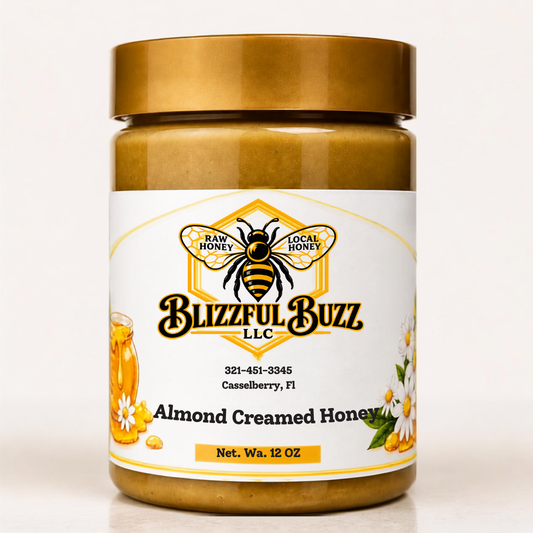 Almond Creamed Honey