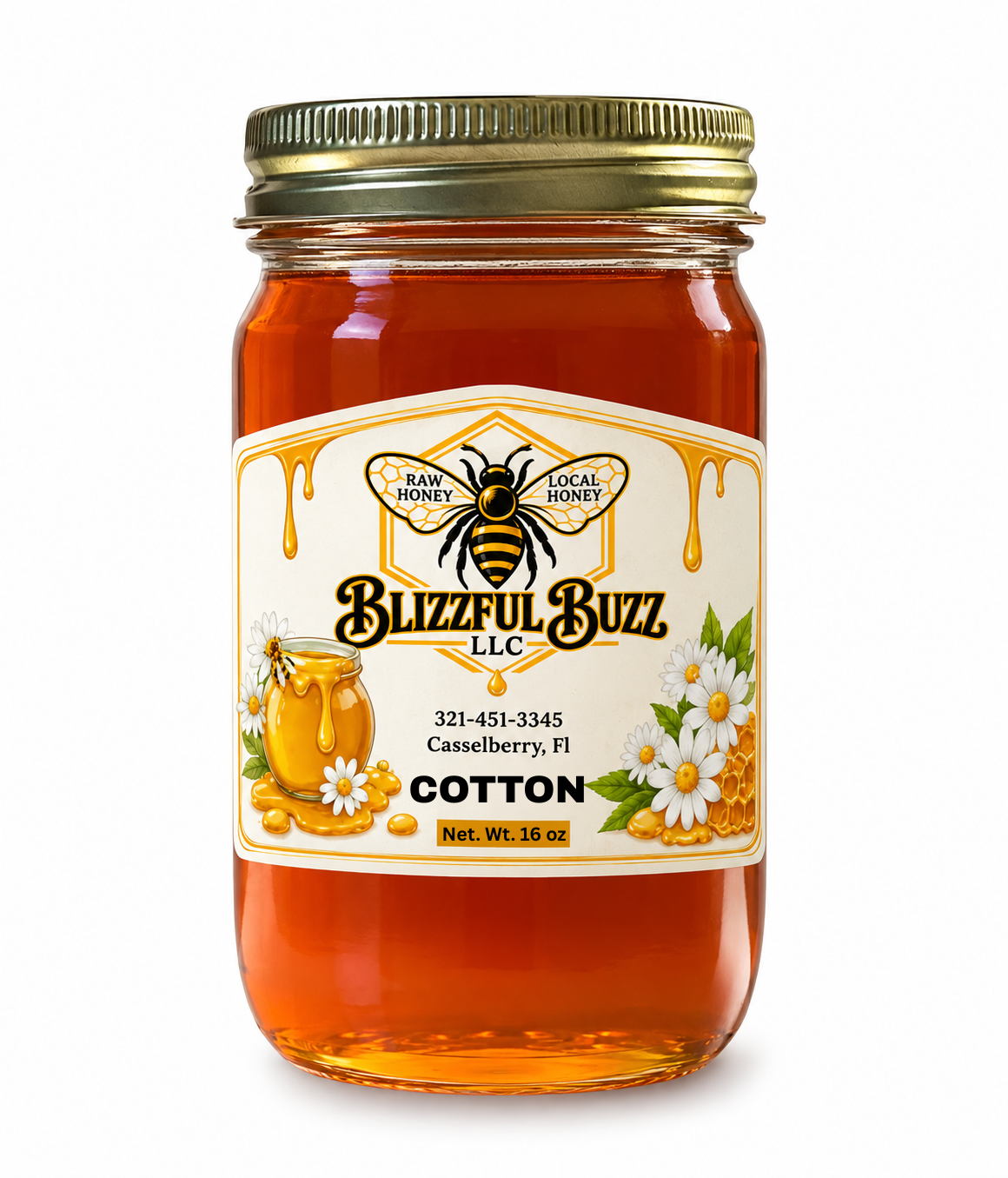 Georgia Cotton Honey | Premium Southern Honey from Georgia