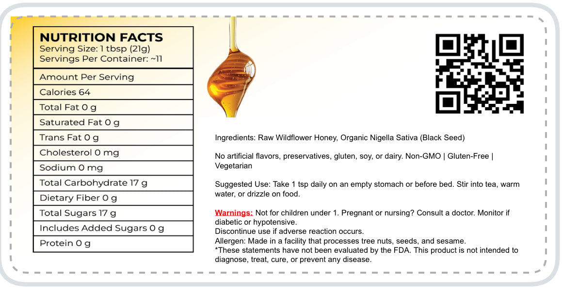 Black Seed Honey