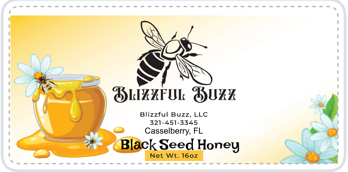 Black Seed Honey- whole seeds