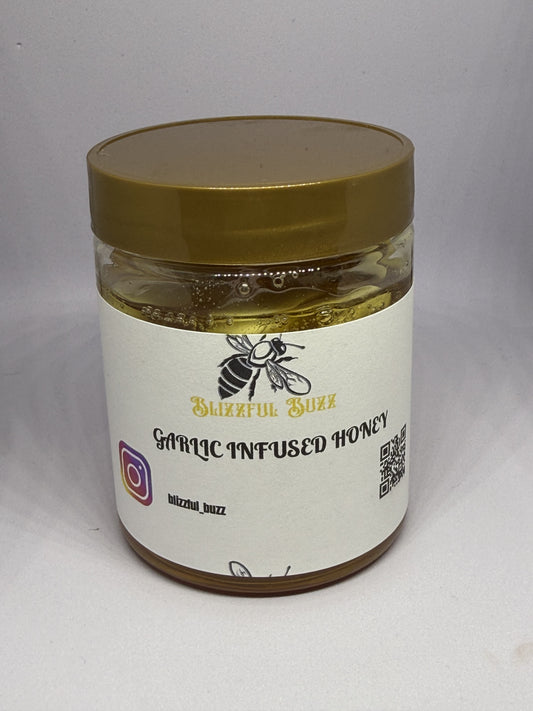 Blizzful Buzz Garlic Infused Honey