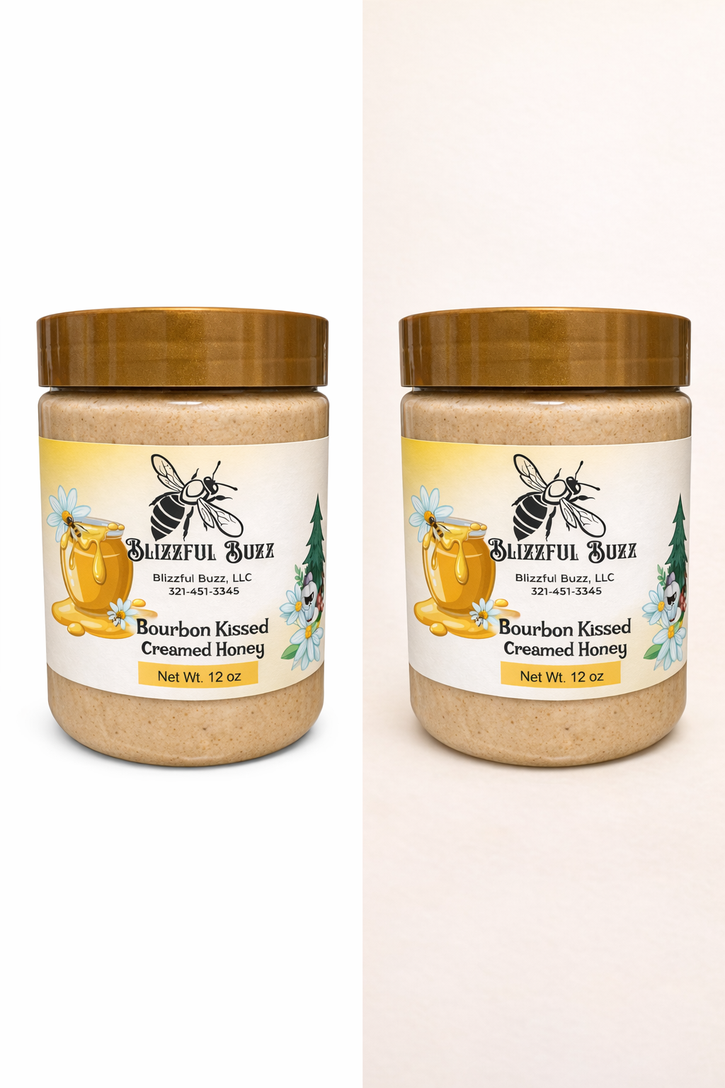 Bourbon Kissed Creamed Honey