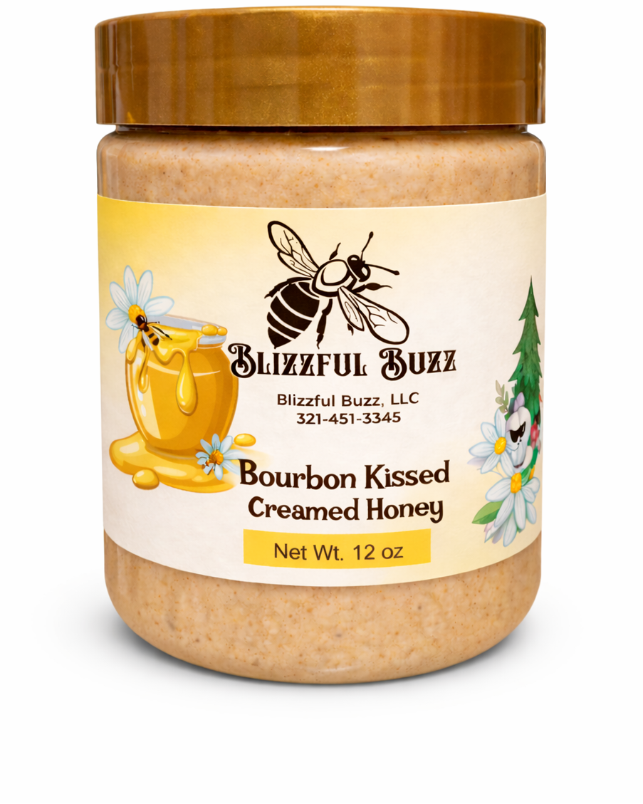 Bourbon Kissed Creamed Honey
