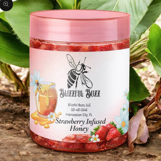 Blizzful Buzz Strawberry Infused Honey
