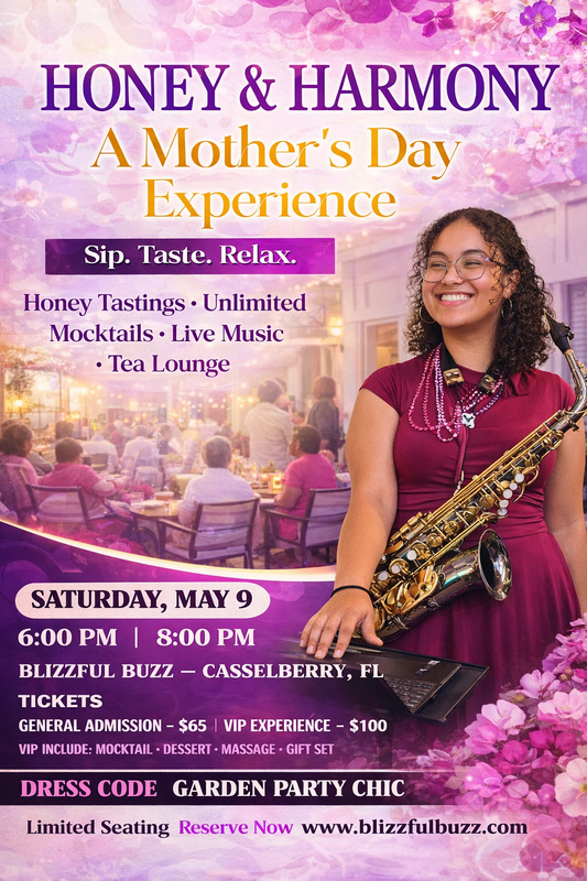 🐝 HONEY & HARMONY: A MOTHER’S DAY HONEY, MOCKTAILS  & TEA EXPERIENCE