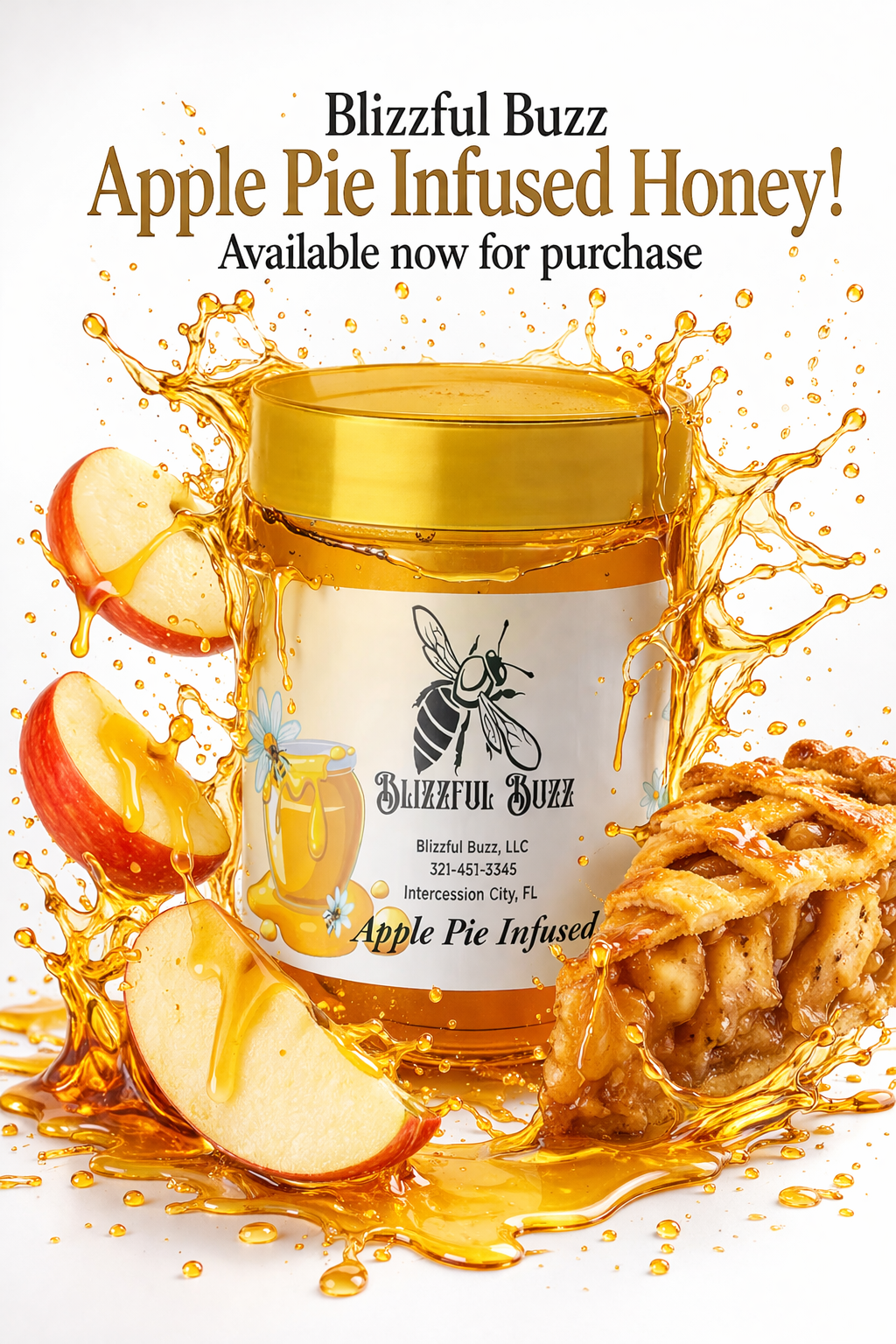 Blizzful Buzz Apple Pie Infused honey