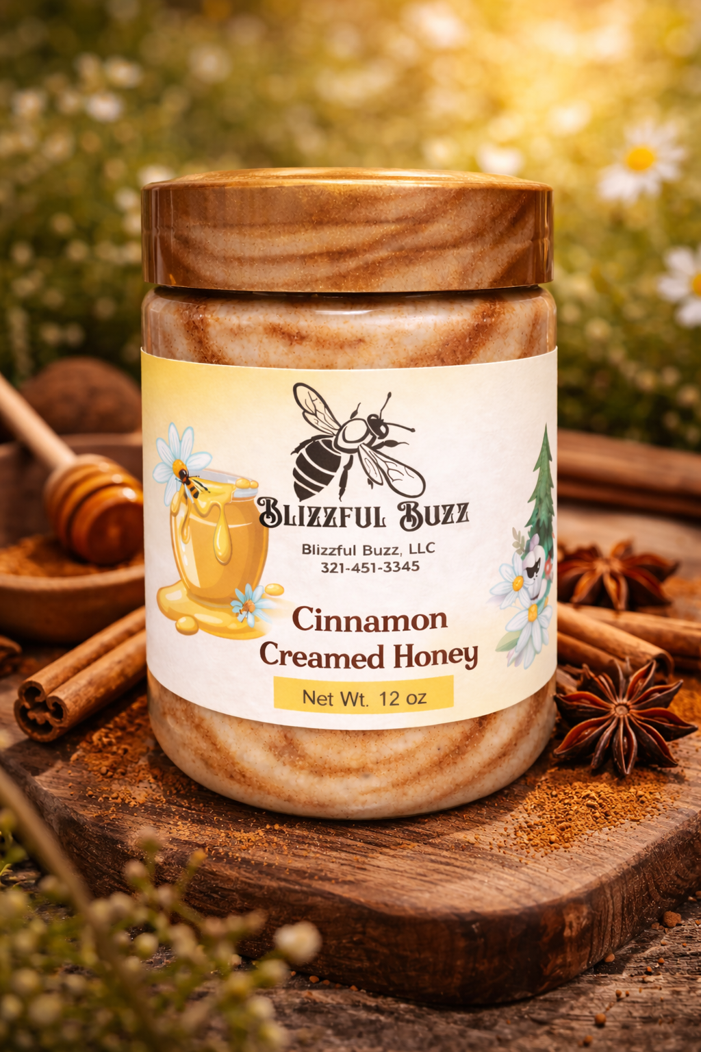 Cinnamon Creamed Honey