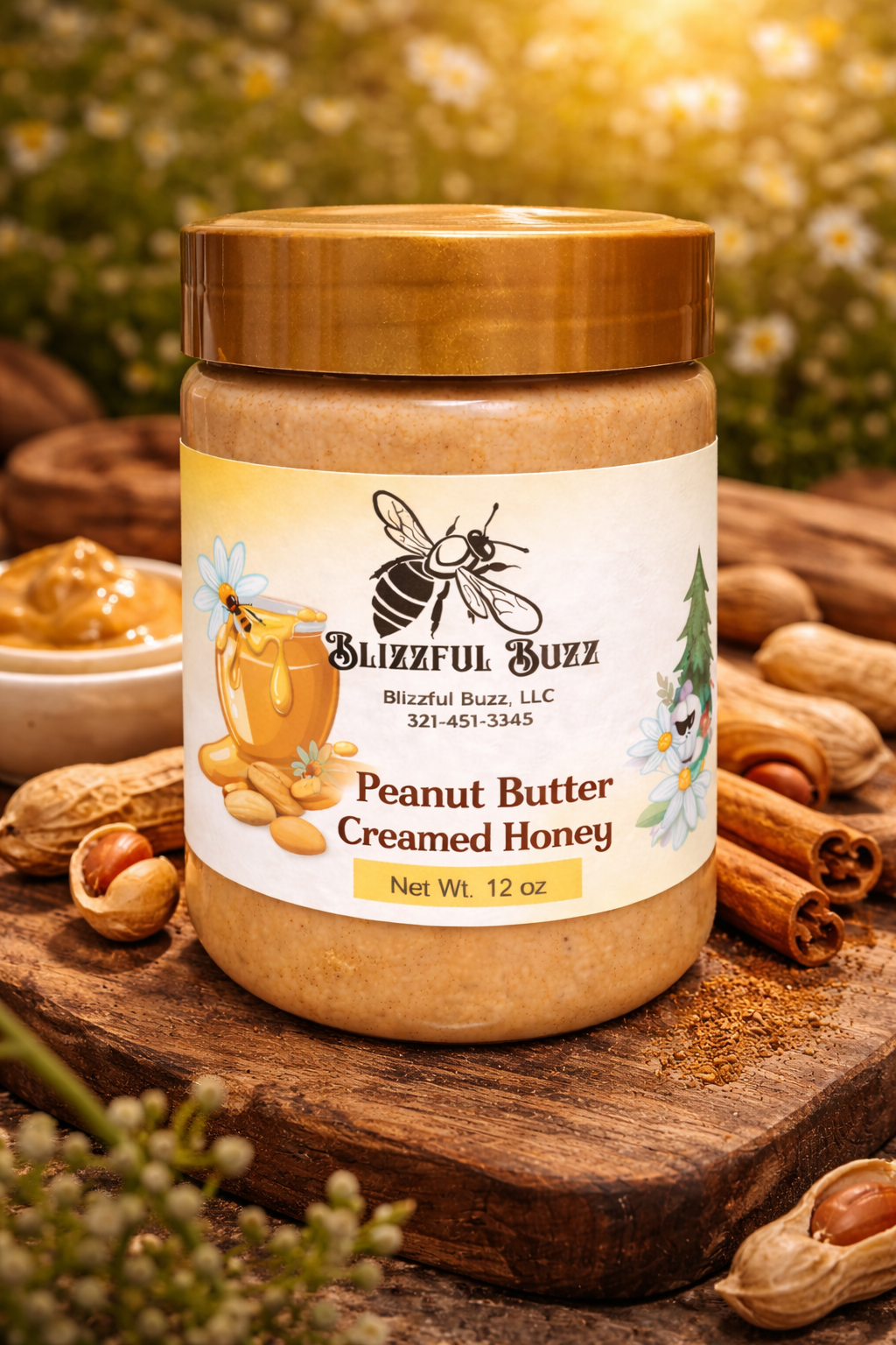 Peanut Butter Creamed Honey