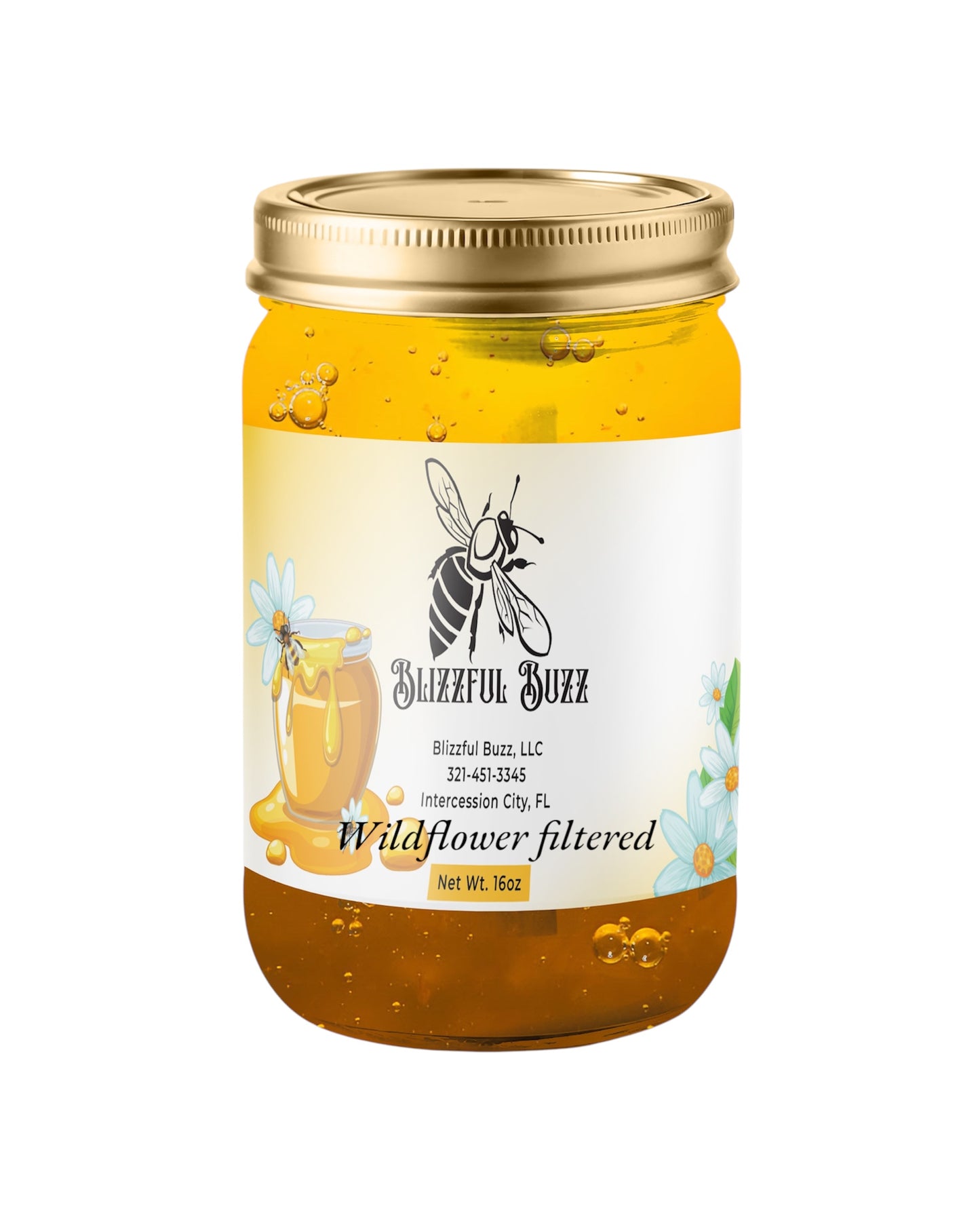 Florida Wildflower FILTERED Honey
