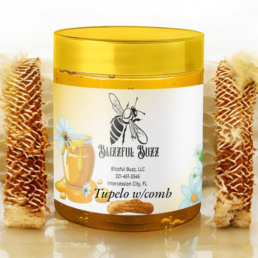 Florida Tupelo Honey With Comb