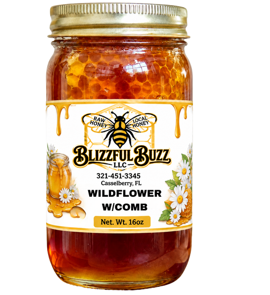 Florida Wildflower Honey with Comb