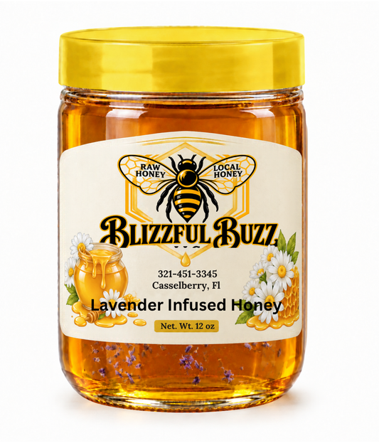 Blizzful Buzz Lavender-Infused Honey