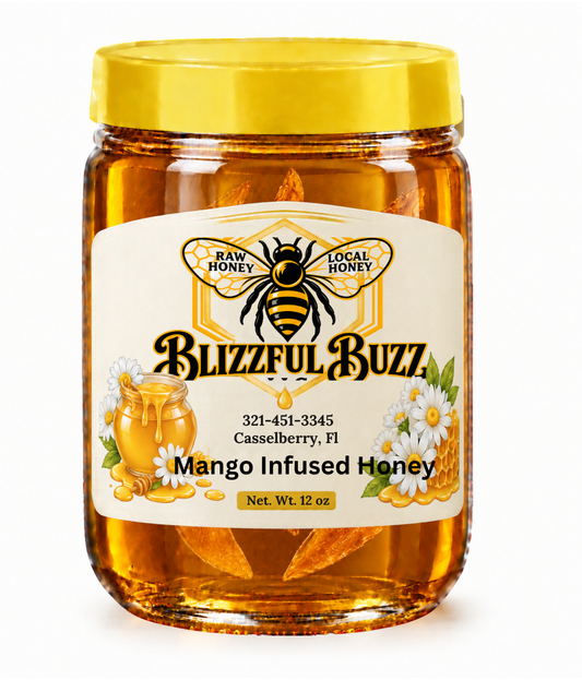 Blizzful Buzz Mango-Infused Honey