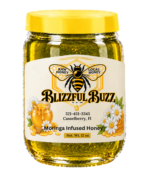 Blizzful Buzz Moringa Infused Honey