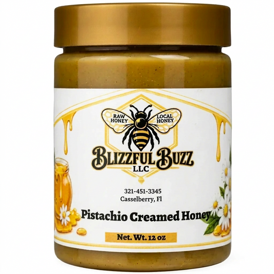 Pistachio Creamed Honey